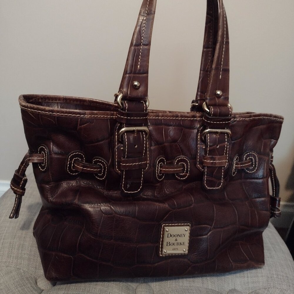 Dooney and Bourke Brown Moro Small Chira Handbag